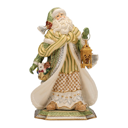 Figur Santa mit Lanterne