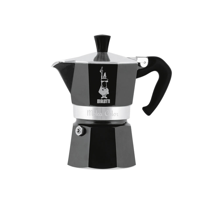 Espressokocher Moka Express Color 3 Tassen schwarz