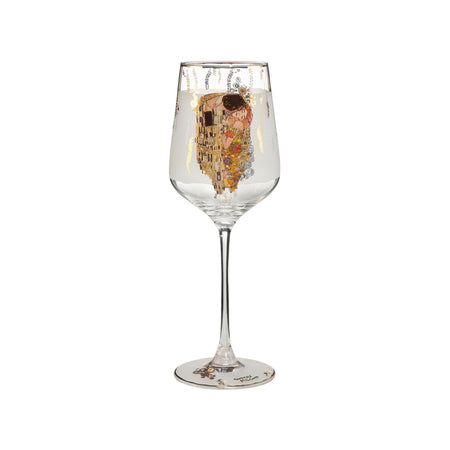 Weinglas Gustav Klimt - Der Kuss