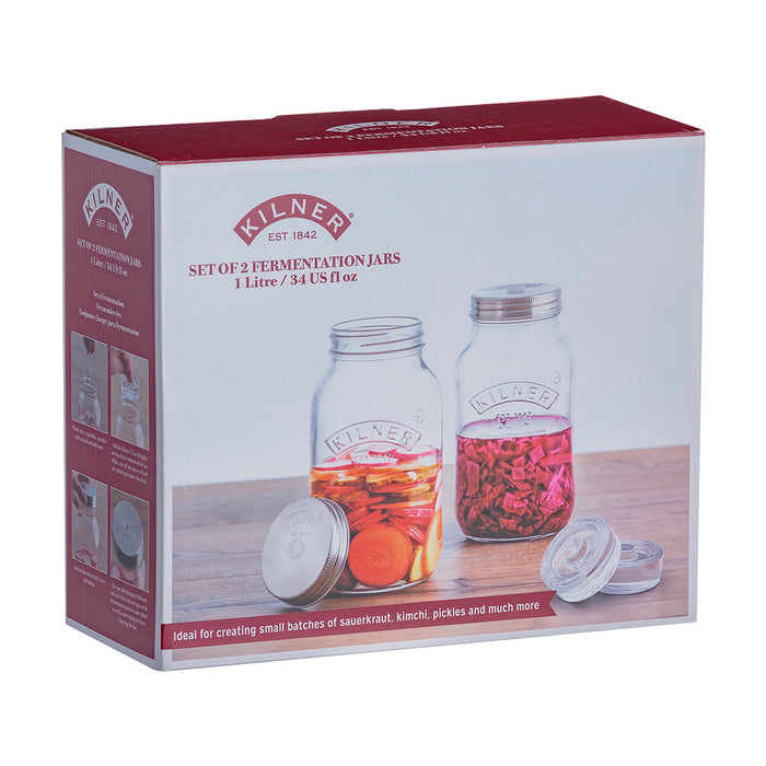 Fermentier-Set, 2 Gläser á 1 Liter