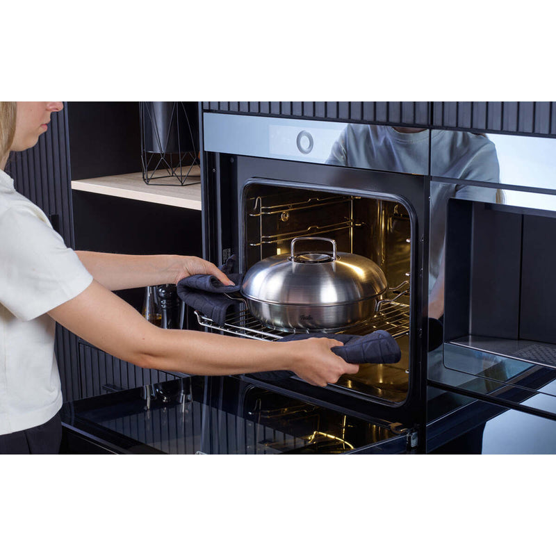 Original-Profi Collection® Servierpfanne 28cm mit Novogrill® und Hochraumdeckel
