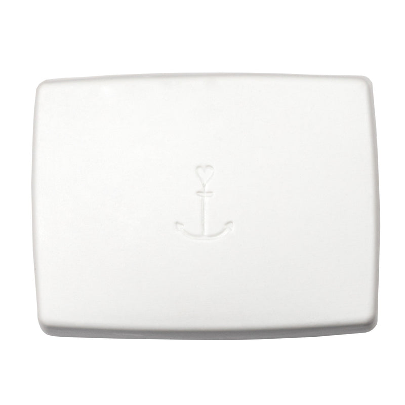 Meeresrauschen Butterdose Anker 14,5x11,5x5,5cm