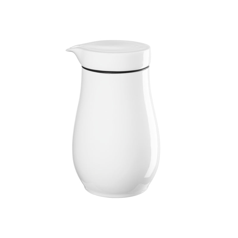 Sauciere mit Deckel, doppelwandig