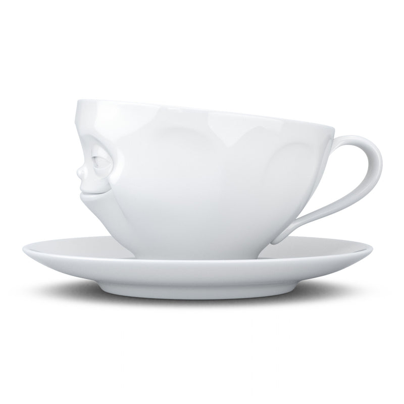 Kaffeetasse Grinsend weiß, 200 ml