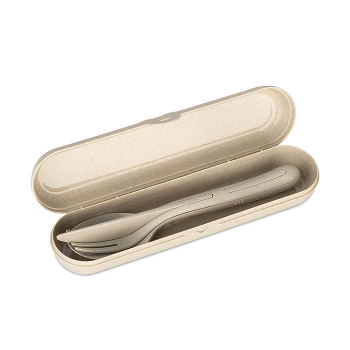 Besteck Etui + Besteckset, KLIKK READY, 2er-Set