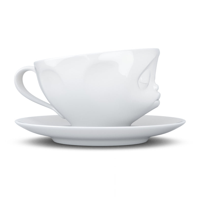Kaffeetasse Küssend weiß, 200 ml