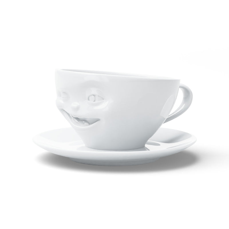 Kaffeetasse Zwinkernd weiß, 200 ml
