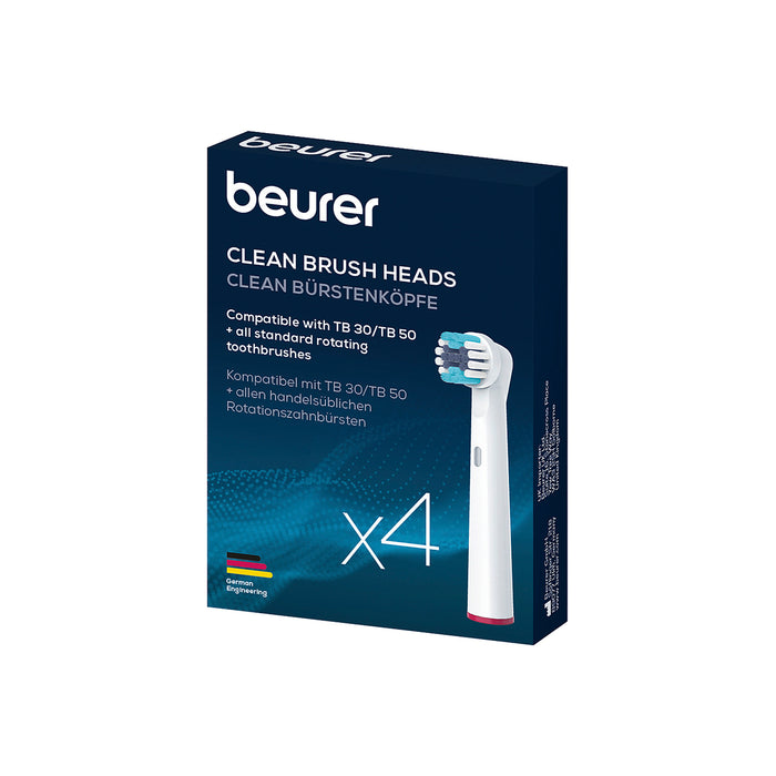 Ersatzköpfe CLEAN elektrische Zahnbürste 4er Pack