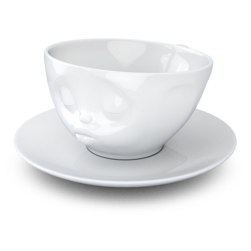 Kaffeetasse Küssend weiß, 200 ml