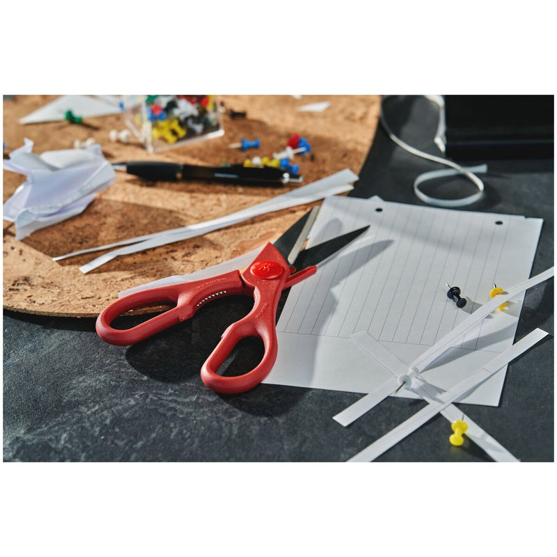 Vielzweckschere, rot 20 cm, Edelstahl