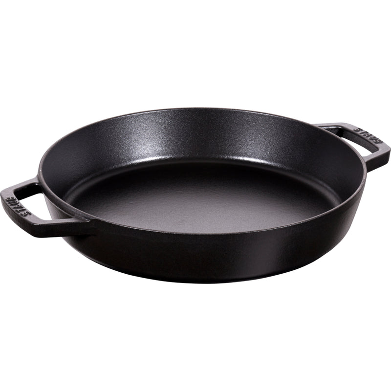 Pans Paella-Pfanne 34 cm, Gusseisen, Schwarz