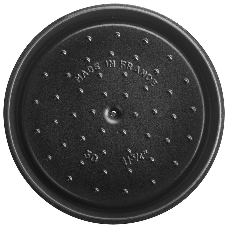 La Cocotte Cocotte 24 cm, rund, Graphit-Grau, Gusseisen