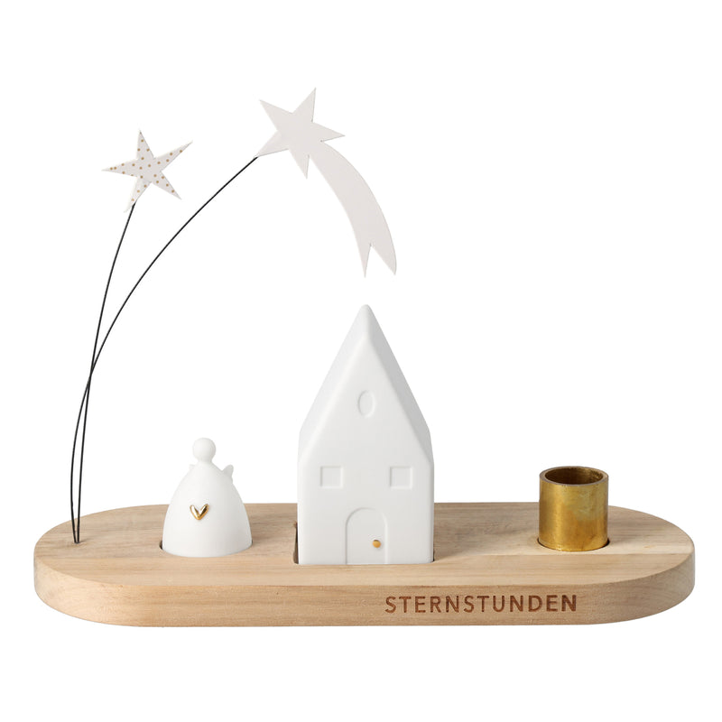 Winterstadt Haus L.25cm B.10cm H.22cm
