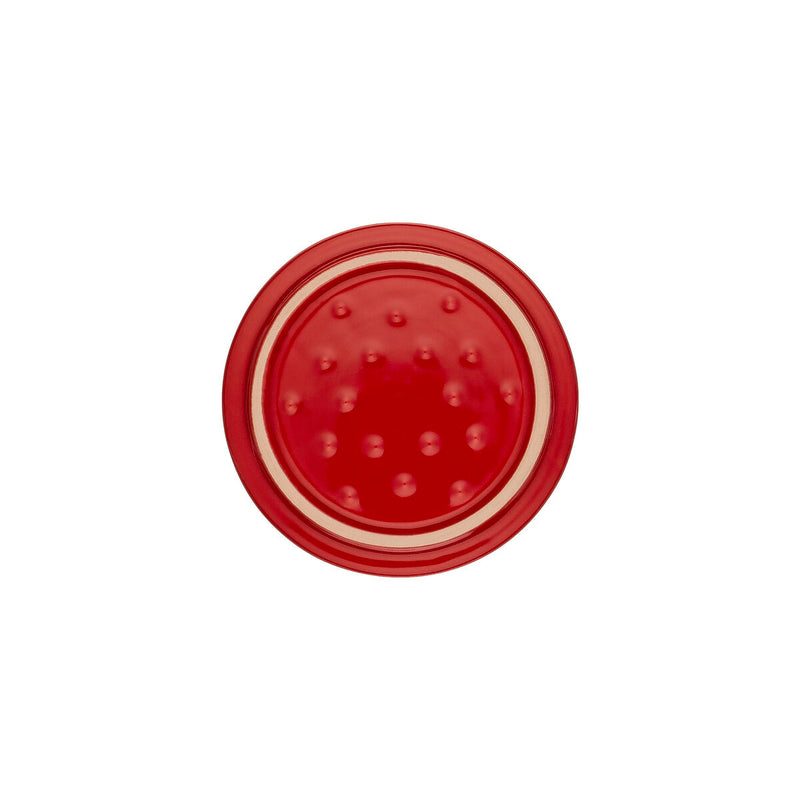 Ceramique Mini Cocotte 10 cm, rund, Kirsch-Rot, Keramik