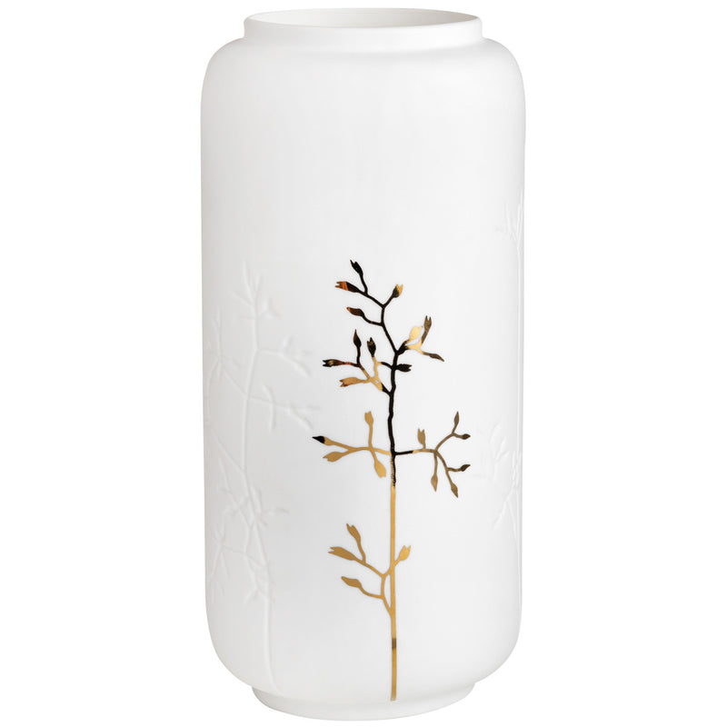 Goldzweig Vase D.10,5cm, H.21,5cm