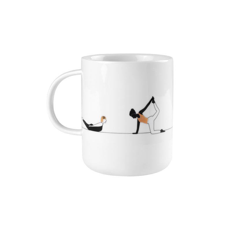 Hobby Geschenktasse Yoga D.8cm, H.10cm