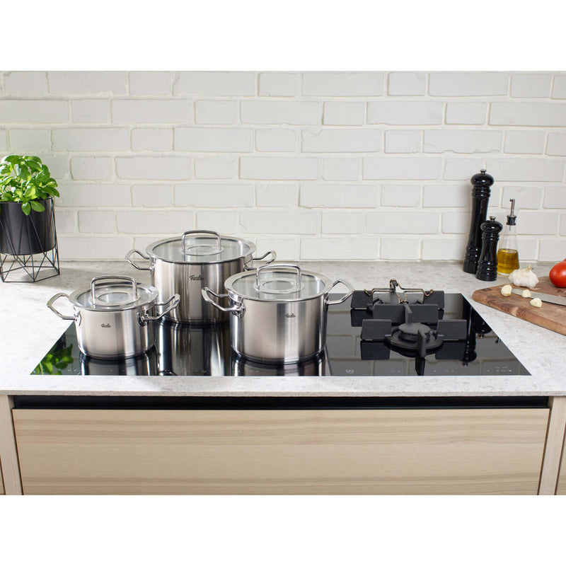 Original-Profi Collection® 5-teiliges Topf-Set mit Glasdeckeln und Stielkasserolle