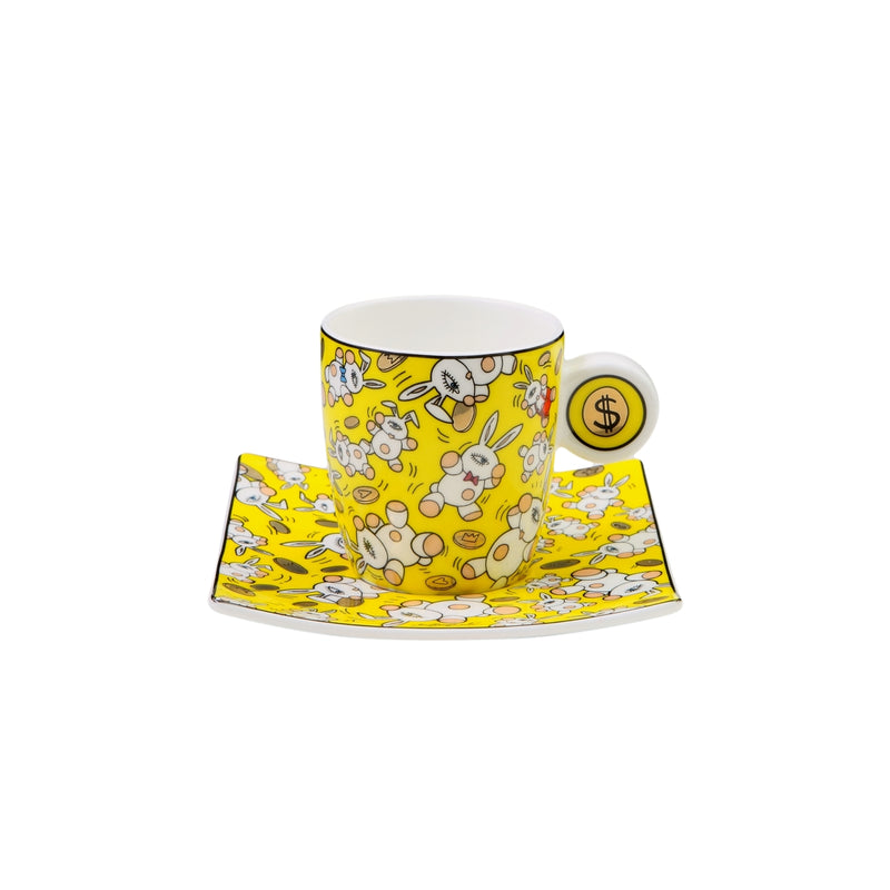 Espressotasse Mauro Bergonzoli  Magic Bunny Gold