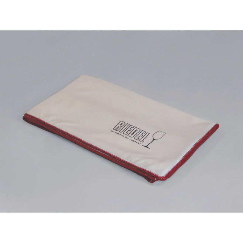 GLASTUCH MICRO WEISS MIT ROTEM RAND  620284WR  50X64CM !!!!