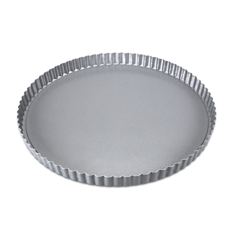 Tarteform mit Hebeboden ø 28 cm / H 2,2 cm Silber