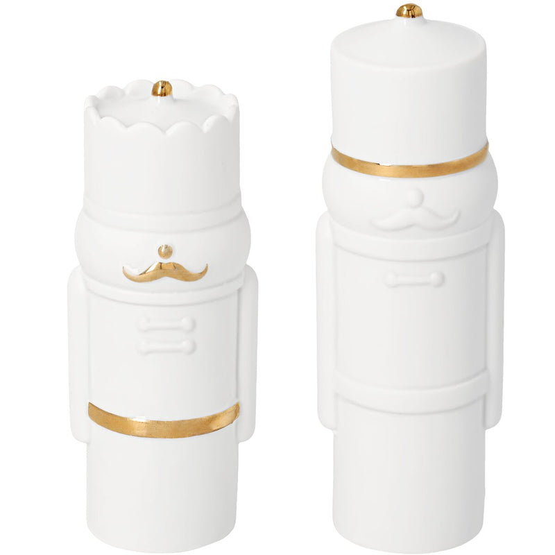 Nussknacker Figuren Set 2 Stk. 3,7x3,2x9,2-10,8cm