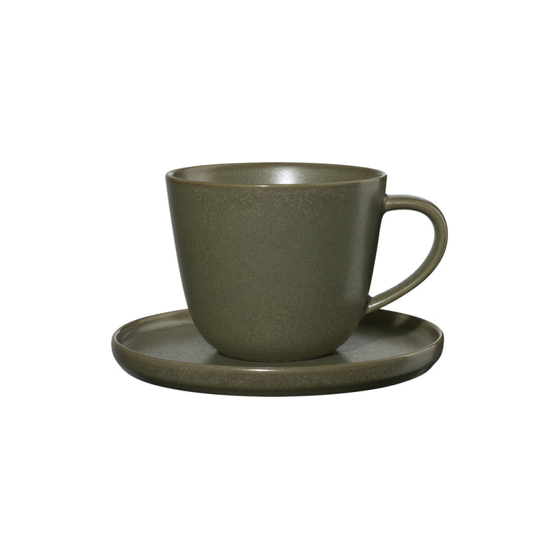 Kaffeetasse mit Unterteller, nori