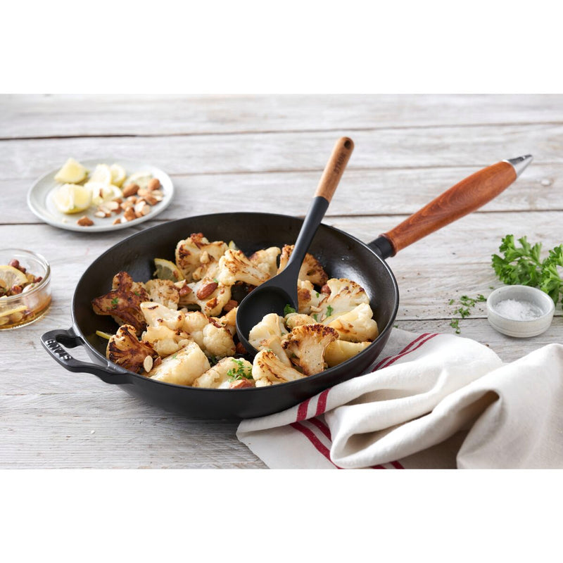Pans Bratpfanne 28 cm, rund, Schwarz, Gusseisen
