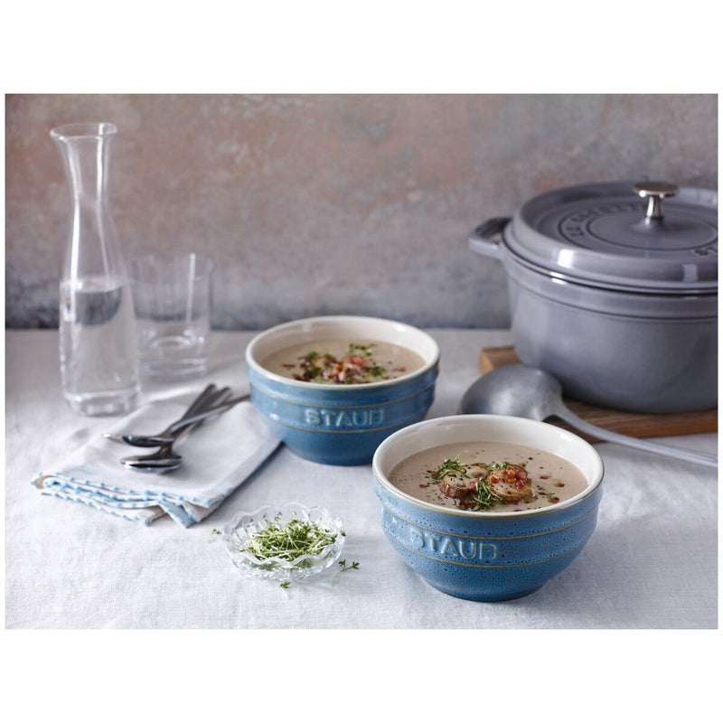 La Cocotte Cocotte 24 cm, rund, Graphit-Grau, Gusseisen