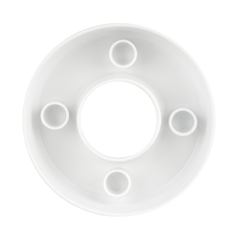 Porzellankranz Stabkerzen Wunder kommen D.18,5cm, H.5cm