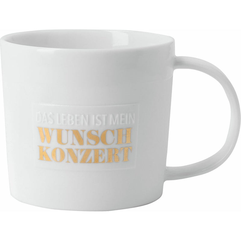 Poesietasse Das Leben ist Mein Wunschkon..D.9cm H.8cm 320ml