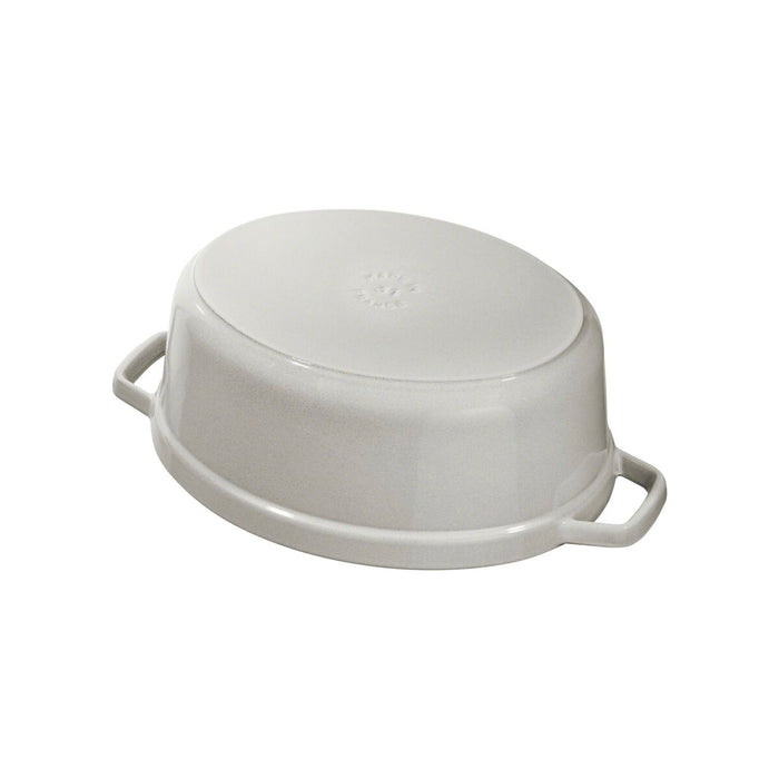 La Cocotte Cocotte 31 cm, oval, Weisser Trüffel, Gusseisen