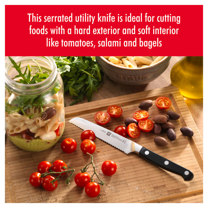 Pro Universalmesser 13 cm, Wellenschliff