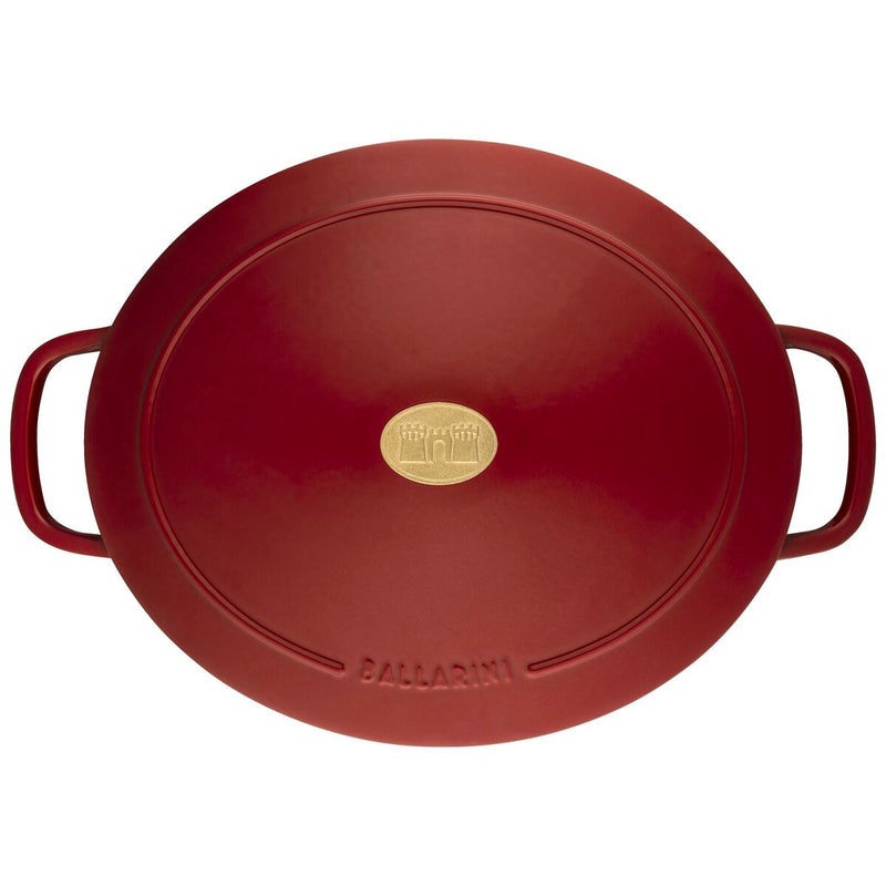 Bellamonte Cocotte 31 cm, oval, Rot, Gusseisen