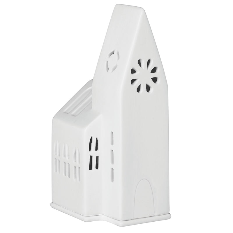 Lichthaus kleine Kirche 9x9x18cm