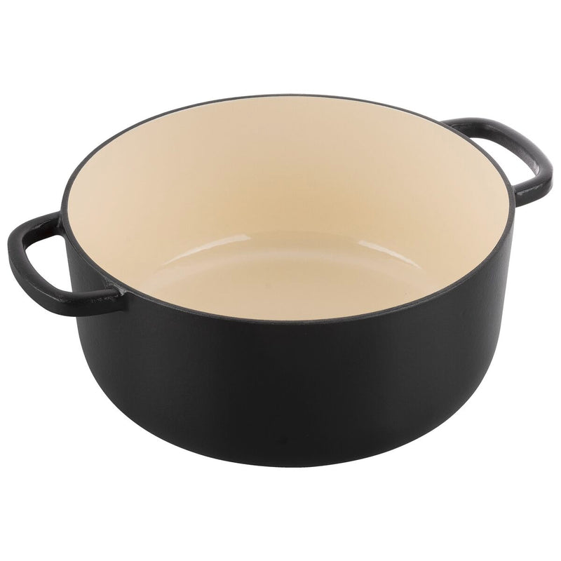 Bellamonte Cocotte 28 cm, rund, Schwarz, Gusseisen