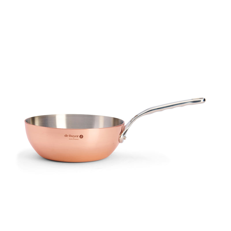 Kupfer Sauteuse konisch 20cm