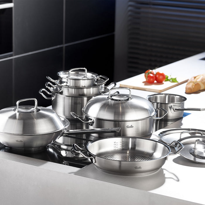 Original-Profi Collection® Servierpfanne 28cm mit Novogrill® und Hochraumdeckel
