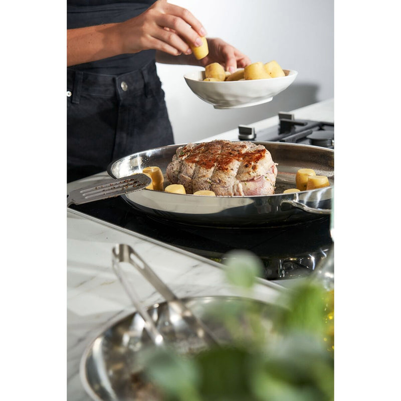 Plus Bräter 41 cm, 18/10 Edelstahl, Silber