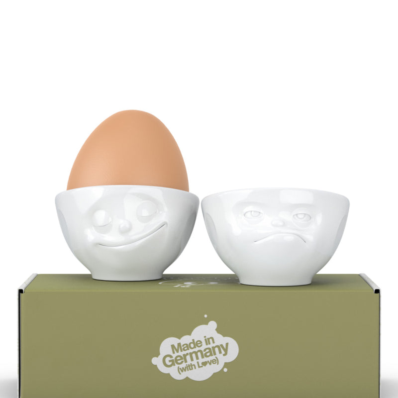 Eierbecher-Set Glücklich & Hmpff