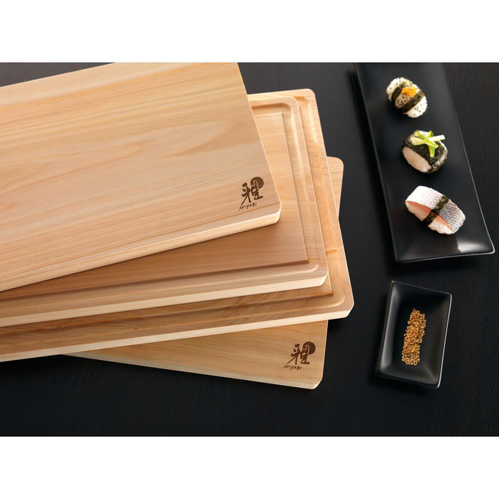 Hinoki Cutting Boards Schneidbrett 35 cm x 20 cm, Hinoki Holz