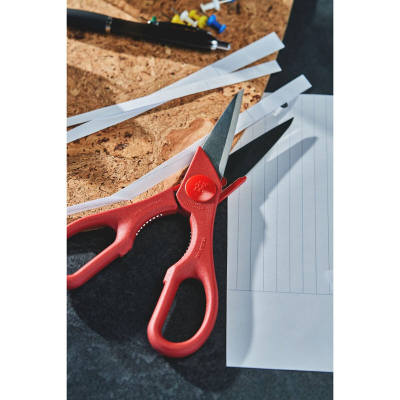 Vielzweckschere, rot 20 cm, Edelstahl