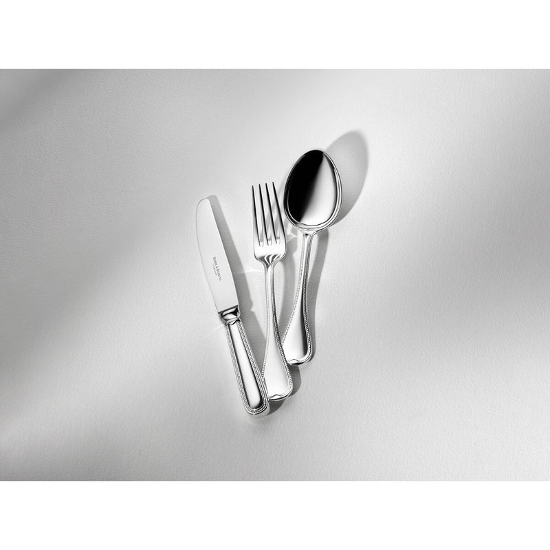 Französisch-Perl Menülöffel (150 g massiv versilbert)