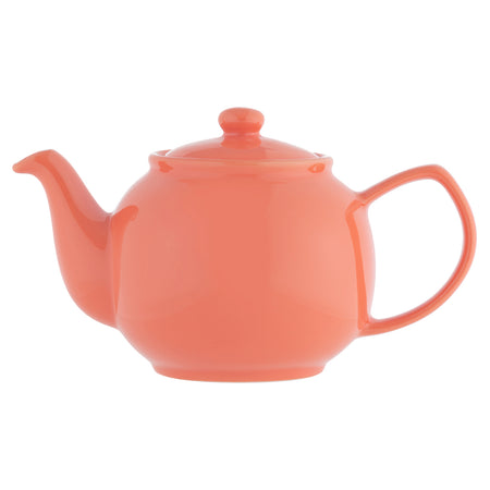 Teekanne, glänzend orange, 2 Tassen