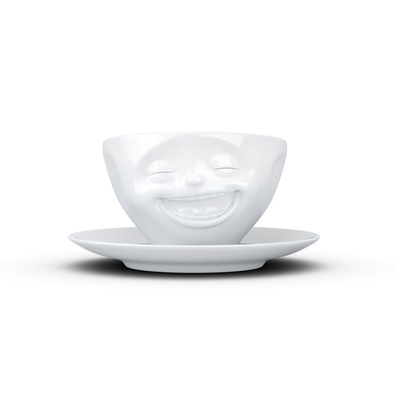 Kaffeetasse Lachend weiß, 200 ml