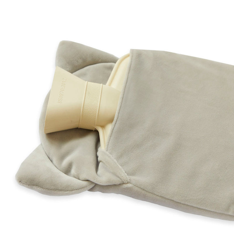 Wärmflasche Kitty, grau