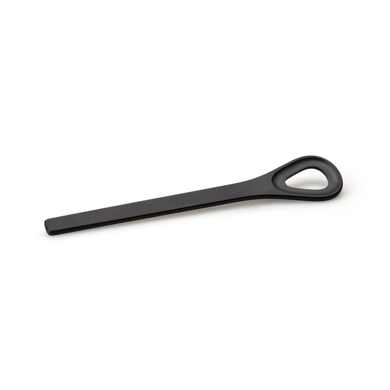 Kochlöffel mit Loch, Duracore schwarz 31,5 cm