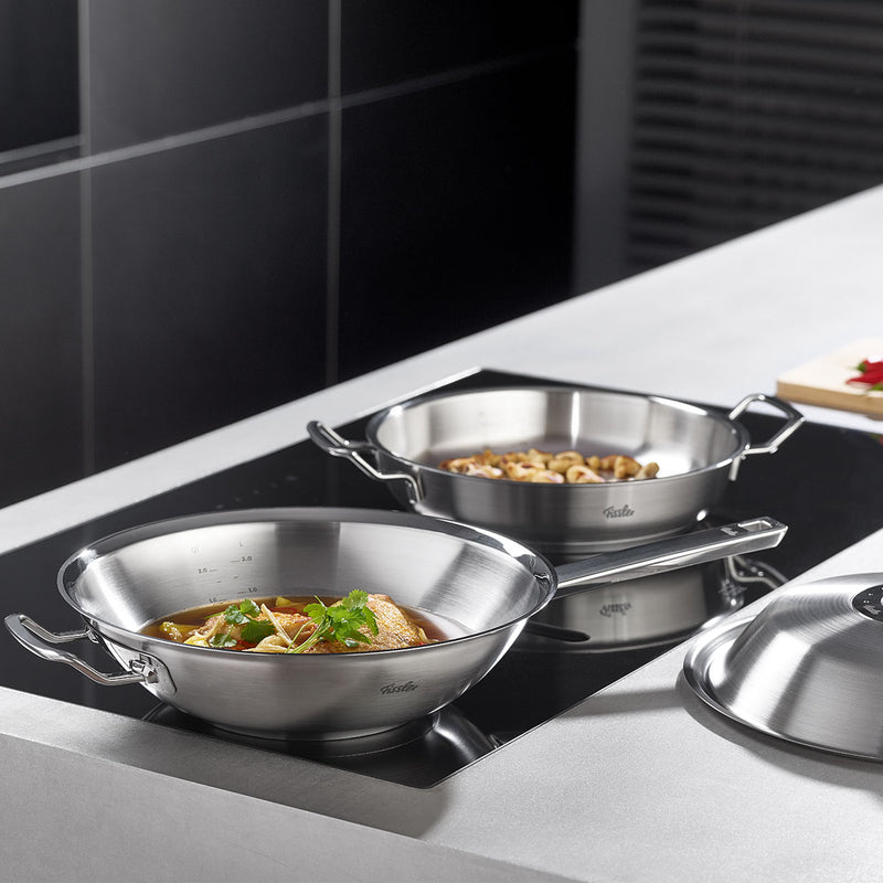 Original-Profi Collection® Servierpfanne 24cm mit Novogrill® und Hochraumdeckel
