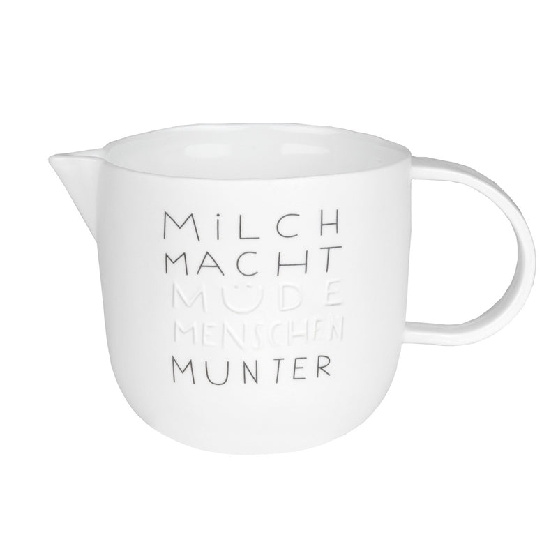 Guten Morgen Milchkännchen Milch macht müde 250ml