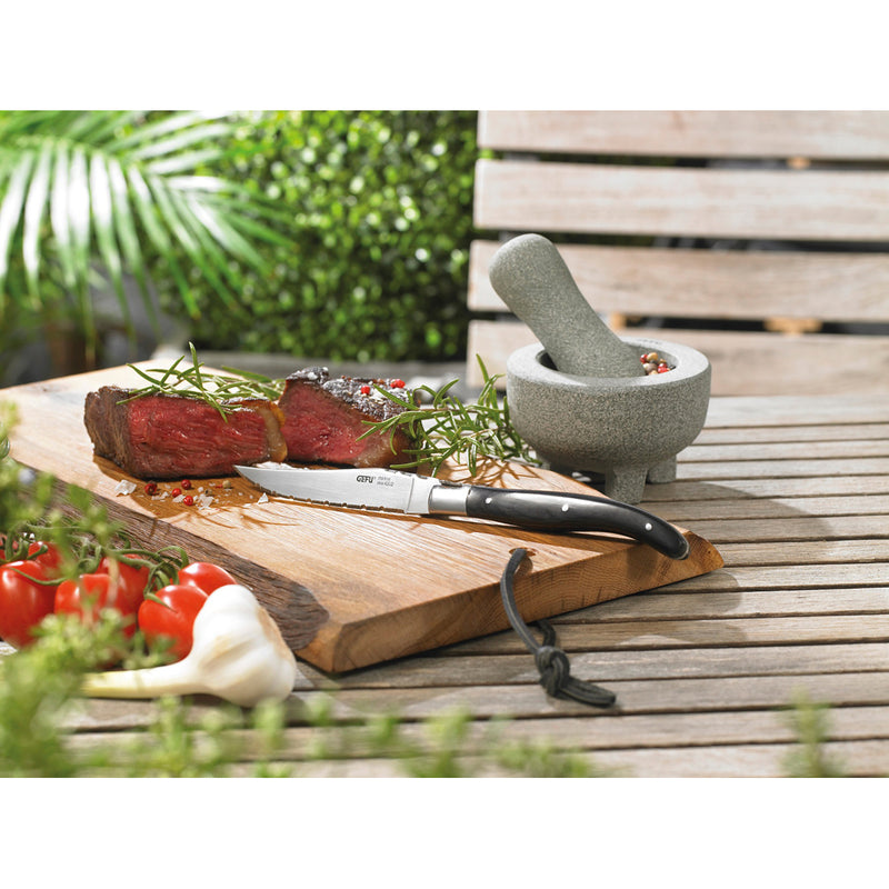 Steakmesser-Set BASCO, 4 Stück in edler Kiefernholz-Box