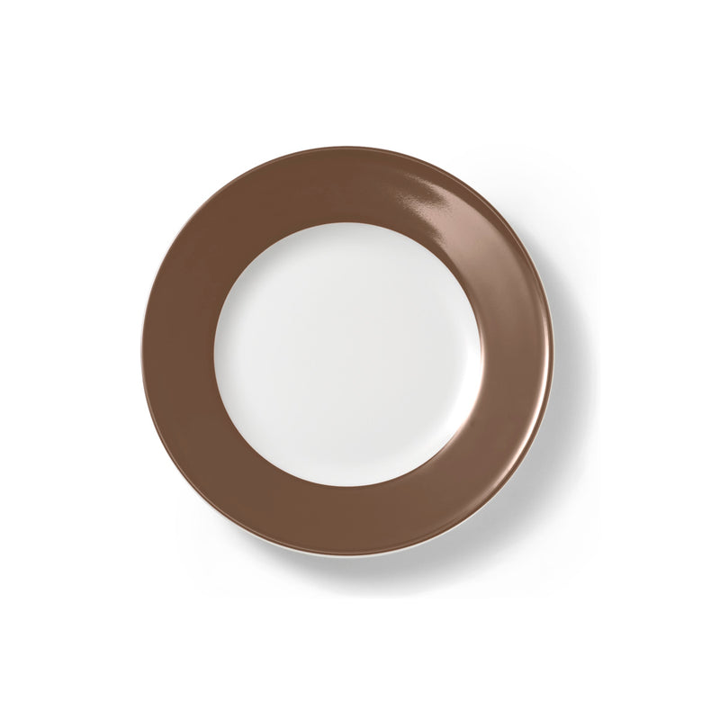 Teller flach 21 cm Fahne Chocolate